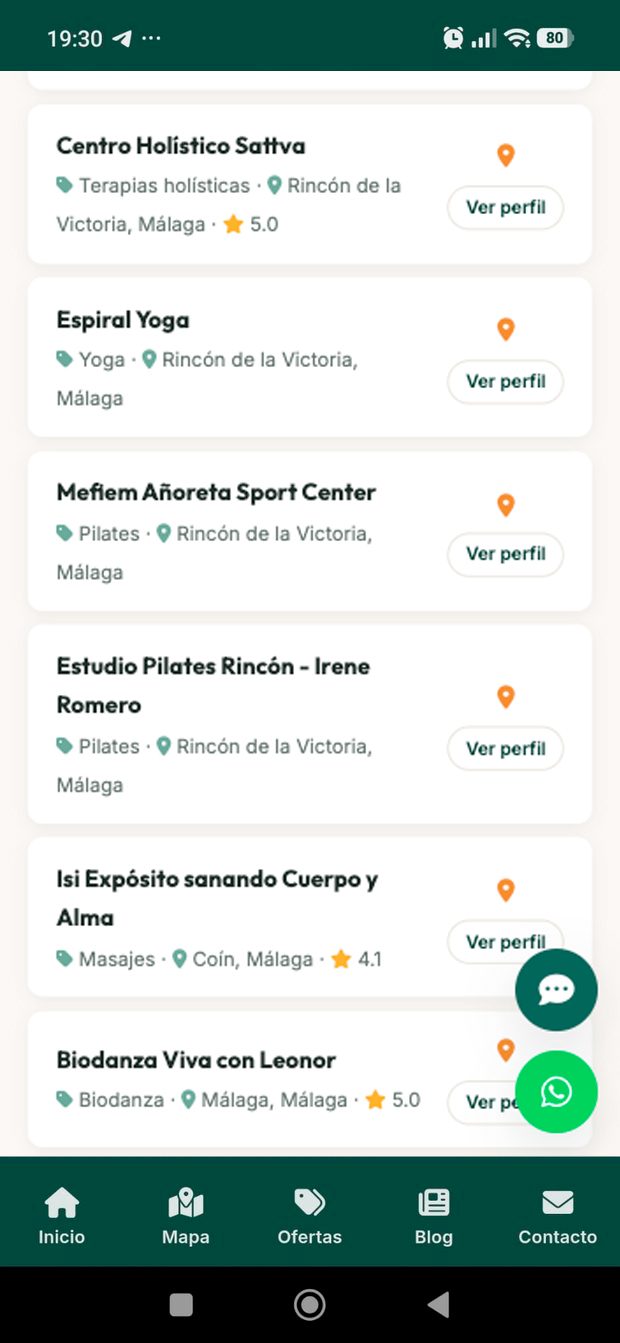 Busca y filtra — app de RedMindful